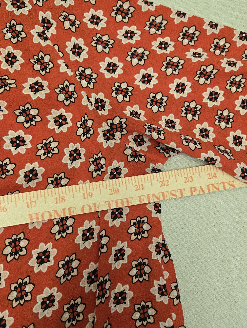 LOFT Red Floral Peasant Blouse - Picture 6 of 6